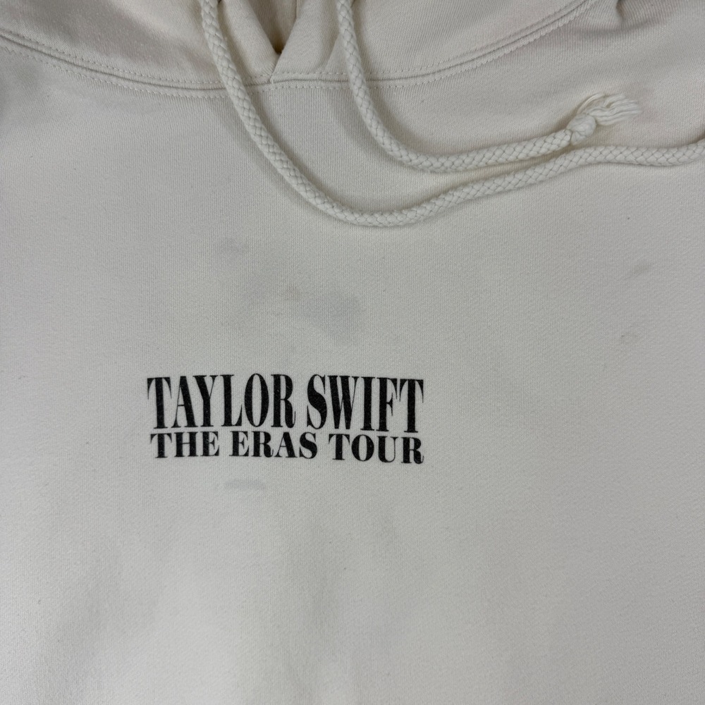 Taylor Swift The Eras Tour Hoodie Cream Off White Independent trading Co small - Picture 5 of 9
